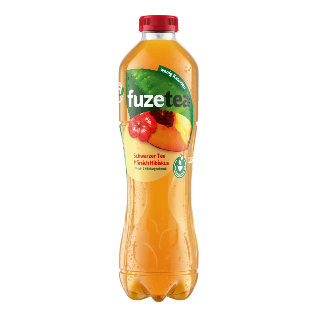 Fuze Tea Schwarzer Tee Pfirsich Hibiskus 1,25 L – Bild 1
