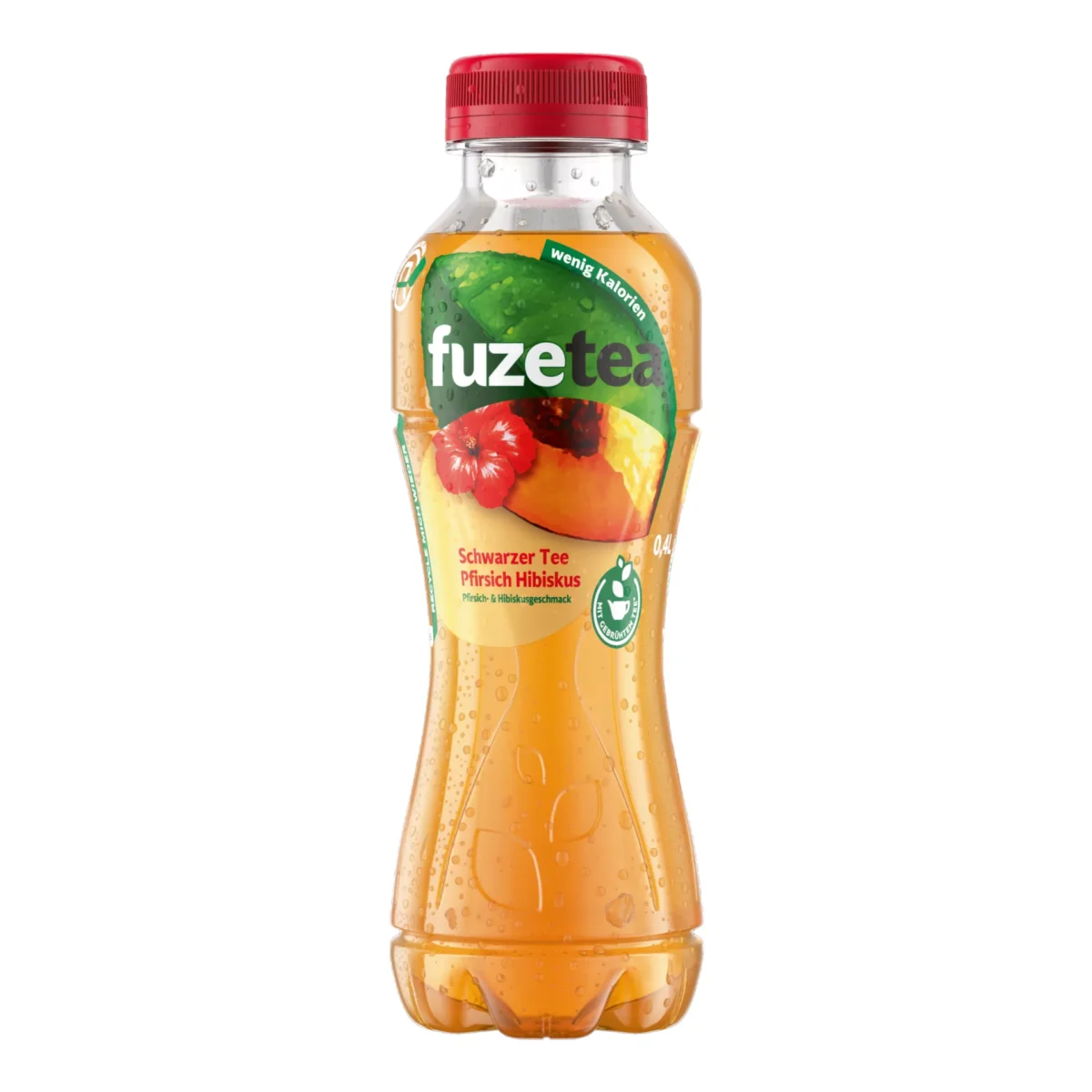 Fuze Tea Schwarzer Tee Pfirsich Hibiskus 0,4 L – Bild 1